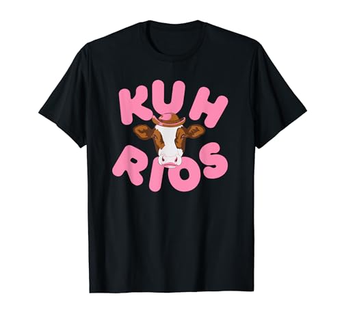 Kuh Kurios - Landwirtin Bauernhof Tierpflegerin Männer T-Shirt von Lustige Shirts Freund Kollege Sprüche & Ideen Co.