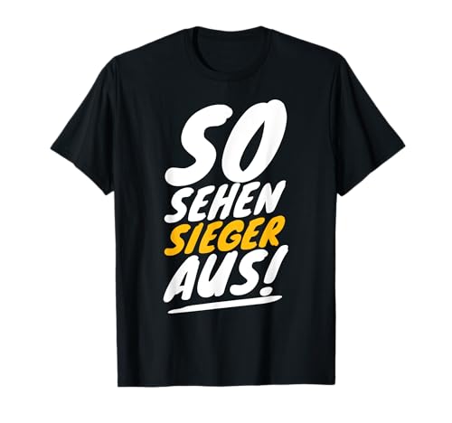 So sehen Sieger aus Lustiges Jungs Männer Gamer Geschenk T-Shirt So sehen Sieger aus Lustiges Jungs Männer Gamer Geschenk T-Shirt von Lustige Outfits mit lustigen Sprüchen für Zocker