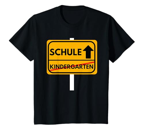 Kinder Schulkind Ortsschild - Schule Schulanfang Einschulung T-Shirt Kinder Schulkind Ortsschild - Schule Schulanfang Einschulung T-Shirt von Lustige Shirts zum Schulanfang