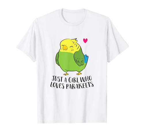 Nur Ein Mädchen Das Sittiche Liebt Wellensittich T-Shirt Nur Ein Mädchen Das Sittiche Liebt Wellensittich T-Shirt von Lustige Sittiche Geschenke
