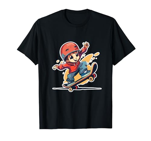 Skateboarder Kind Rollbrettfahrer Freizeitsport T-Shirt Skateboarder Kind Rollbrettfahrer Freizeitsport T-Shirt von Lustige Skateboard Liebhaber T-Shirts