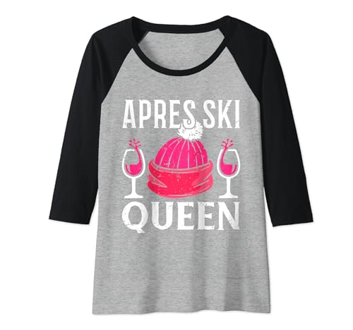 Damen Apres Ski Queen Skihäschen Skihase Fahren Shirt Outfit Raglan Damen Apres Ski Queen Skihäschen Skihase Fahren Shirt Outfit Raglan von Lustige Ski Sprüche Shirt und Apres Ski Outfit