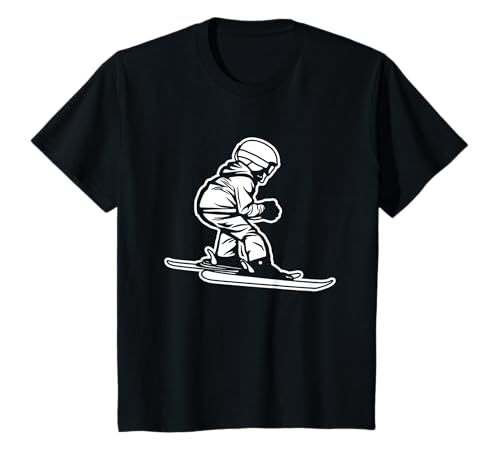 Kinder Lustiger kleiner Skifahrer Skilangläufer Wintersport T-Shirt Kinder Lustiger kleiner Skifahrer Skilangläufer Wintersport T-Shirt von Lustige Skifahren Geschenke für Skilehrer
