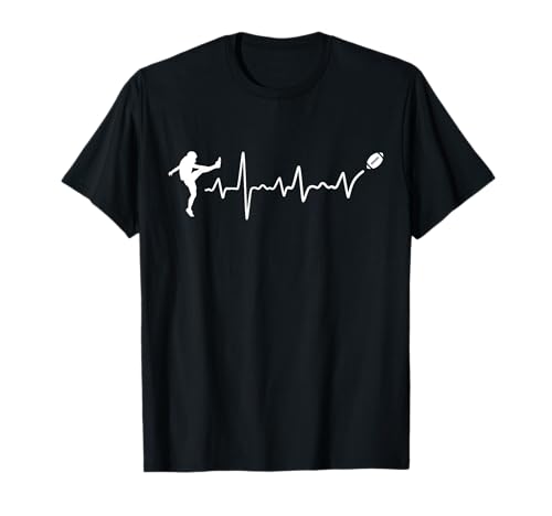 Lustige Sport Football Geschenke American Football Herzschlag Footballtrainer T-Shirt Schwarz Klein EU S Klassisch Halbarm Pull-On Klassische Passform Unisex Männer Fußball T-Shirt Lustige Sport Football Geschenke American Football Herzschlag Footballtrainer T-Shirt Schwarz Klein EU S Klassisch Halbarm Pull-On Klassische Passform Unisex Männer Fußball T-Shirt von Lustige Sport Football Geschenke