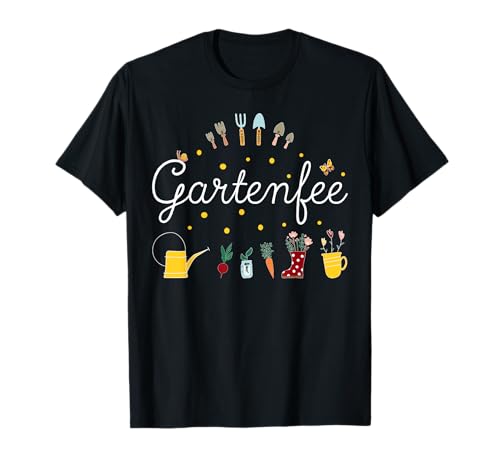 Garten Mama Hobbygärtnerin Kleingarten Gärtnerin Gartenfee T-Shirt von Lustige Spruch Garten Gemüseplantage Gemüsegarten