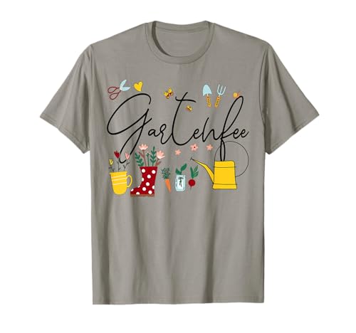 Gartenfee Kleingarten Anfänger Gartenprinzessin Garten Mama T-Shirt von Lustige Spruch Garten Gemüseplantage Gemüsegarten
