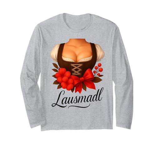 Tracht - Dirndl - Oktober - Tradition - Feiern Langarmshirt von Lustige Spruch Shirts