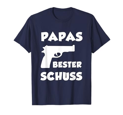 Papas bester Schuss T-Shirt für Kinder Tochter Sohn Geschenk T-Shirt Papas bester Schuss T-Shirt für Kinder Tochter Sohn Geschenk T-Shirt von Lustige Spruch Tshirts für Eltern und Kinder