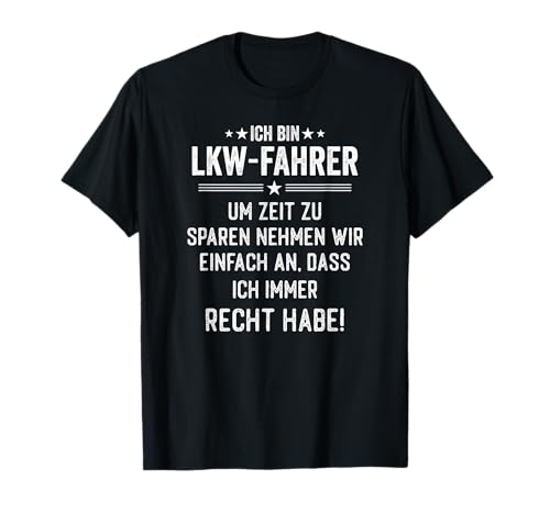 Lkw Geschenk Für Männer I Lkw Fahrer Geschenke T-Shirt Lkw Geschenk Für Männer I Lkw Fahrer Geschenke T-Shirt von Lustige Sprüche Arbeit Fernfahrer Trucker Geschenk