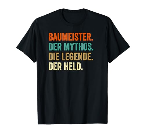 Lustige Sprüche Baumeister Shirt I Geschenke - Herren - Schwarz - S - V-Ausschnitt Kurzarm T-Shirt Lustige Sprüche Baumeister Shirt I Geschenke - Herren - Schwarz - S - V-Ausschnitt Kurzarm T-Shirt von Lustige Sprüche Baumeister Shirt I Geschenke