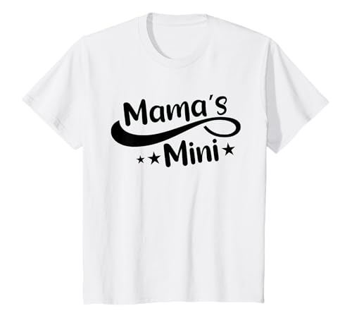 Mamas Mini Sommer Outfit Mädchen Statement T-Shirt von Lustige Sprüche Designs für Mädchen & Kinder