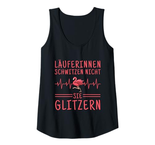 Damen Läuferinnen Schwitzen Nicht Sie Glitzern Flamingo Laufen Tank Top Damen Läuferinnen Schwitzen Nicht Sie Glitzern Flamingo Laufen Tank Top von Lustige Sprüche Für Läuferinnen