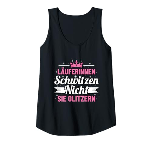 Damen Läuferinnen Schwitzen Nicht Sie Glitzern Joggen Laufen Sport Tank Top Damen Läuferinnen Schwitzen Nicht Sie Glitzern Joggen Laufen Sport Tank Top von Lustige Sprüche Für Läuferinnen