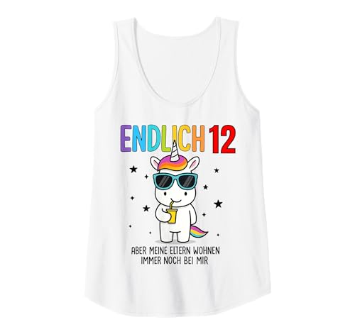 Damen Endlich 12 Aber Meine Eltern Wohnen Immer Noch Bei Mir Tank Top Damen Endlich 12 Aber Meine Eltern Wohnen Immer Noch Bei Mir Tank Top von Lustige Sprüche Geburtstag Kinder Einhorn