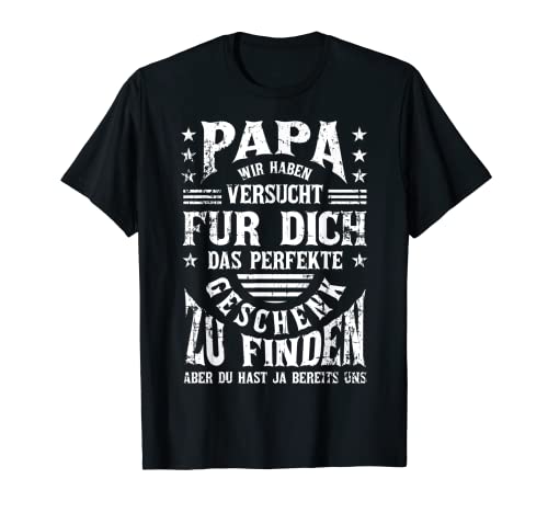 Herren Papa und Vater Lustiger Spruch witziges Vatertag Herren T-Shirt von Lustige Sprüche Geschenkideen für den Papa