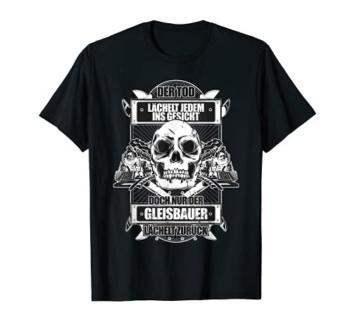 Herren Gleisbauer Sprüche Schienenarbeiter Gleisbau T-Shirt Herren Gleisbauer Sprüche Schienenarbeiter Gleisbau T-Shirt von Lustige Sprüche Gleis Bau Gleisbauer