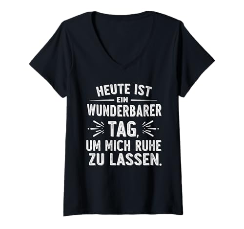 Damen T-Shirt Mit Lustigen Sprüchen Herren Damen Lustig Geschenk T-Shirt mit V-Ausschnitt Damen T-Shirt Mit Lustigen Sprüchen Herren Damen Lustig Geschenk T-Shirt mit V-Ausschnitt von Lustige Sprüche T-Shirt Herren Damen
