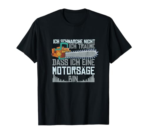 Ich schnarche nicht Motorsäge Kettensäge Schlafshirt Männer T-Shirt Ich schnarche nicht Motorsäge Kettensäge Schlafshirt Männer T-Shirt von Lustige Sprüche Witziges Geschenk Herren Schlafen