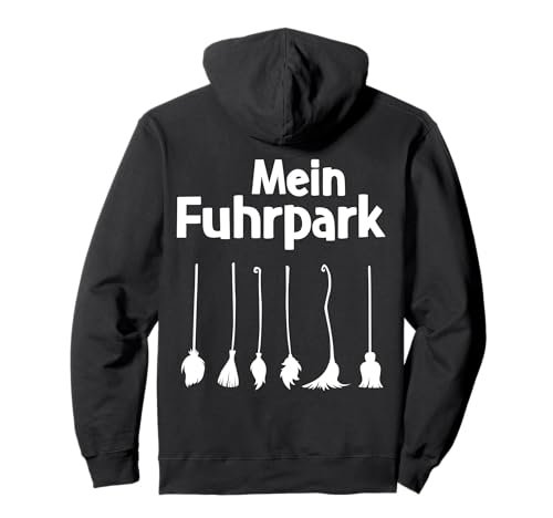 Mein Fuhrpark Hexe Halloween Frauen Damen Pullover Hoodie Mein Fuhrpark Hexe Halloween Frauen Damen Pullover Hoodie von Lustige Sprüche Zitate für Erwachsene