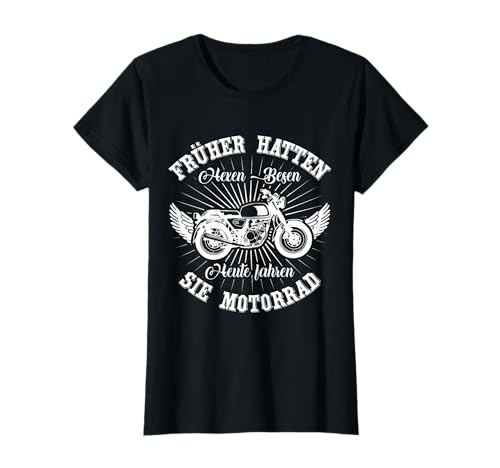 Motorrad Spruch Für Frauen Früher Hatten Hexen Besen Bikerin T-Shirt Motorrad Spruch Für Frauen Früher Hatten Hexen Besen Bikerin T-Shirt von Lustige Sprüche für Frauen Motorradfahrerin