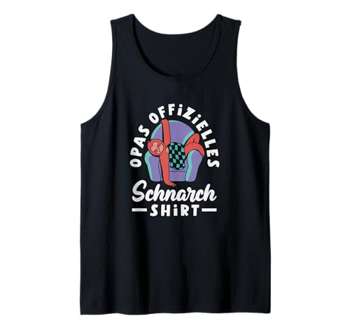 Herren Opas Offizielles Schnarch Shirt Lustiges Opa Faultier Tank Top Herren Opas Offizielles Schnarch Shirt Lustiges Opa Faultier Tank Top von Lustige Sprüche für Opa Schlaf Shirt Geschenke