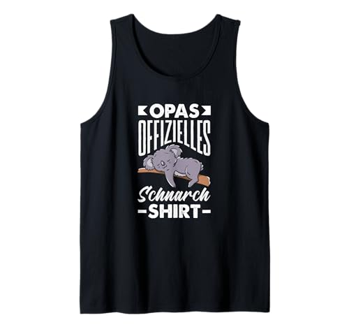 Herren Opas Offizielles Schnarch Shirt Lustiges Opa Koala Tank Top Herren Opas Offizielles Schnarch Shirt Lustiges Opa Koala Tank Top von Lustige Sprüche für Opa Schlaf Shirt Geschenke