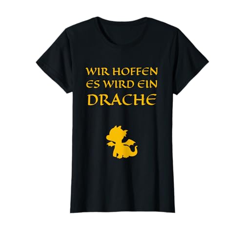 Witziger Spruch mit Baby Drache Schwangerschaft verkünden T-Shirt Witziger Spruch mit Baby Drache Schwangerschaft verkünden T-Shirt von Lustige Sprüche für Schwangere Damen