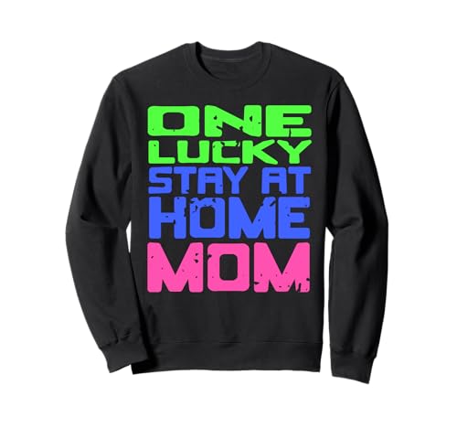 Eine Glückliche Zuhause Mama Humor Spruch Familienstolz Sweatshirt Eine Glückliche Zuhause Mama Humor Spruch Familienstolz Sweatshirt von Lustige Sprüche für Stolze und Fröhliche Mütter