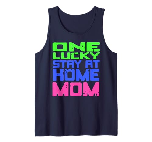 Eine Glückliche Zuhause Mama Humor Spruch Familienstolz Tank Top Eine Glückliche Zuhause Mama Humor Spruch Familienstolz Tank Top von Lustige Sprüche für Stolze und Fröhliche Mütter