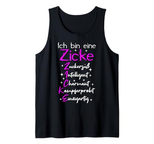 Ich Bin Eine Zicke Definition Spruch Mädchen Frau Freundin Tank Top Ich Bin Eine Zicke Definition Spruch Mädchen Frau Freundin Tank Top von Lustige Sprüche für die Freundin & Ehefrau Frauen