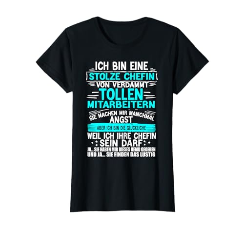 Lustige Sprüche für die beste Chefin - Damen T-Shirt - Schwarz - Female X-Small - Klassisch - Buchstabenmuster - Alle Jahreszeiten Lustige Sprüche für die beste Chefin - Damen T-Shirt - Schwarz - Female X-Small - Klassisch - Buchstabenmuster - Alle Jahreszeiten von Lustige Sprüche für die beste Chefin