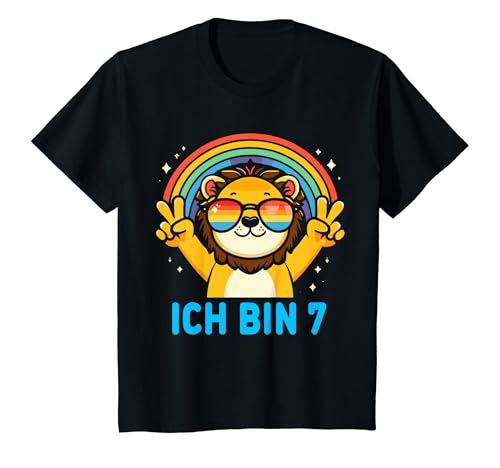 Kinder Ich bin 7 Jahre 7. Geburtstag Junge Mädchen Sieben T-Shirt von Lustige Sprüche & Geschenke ARTIPALATI