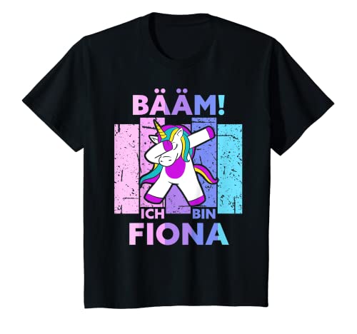 Kinder Bääm! Ich Bin Fiona Name Vorname Geburtstag T-Shirt von Lustige Sprüche & Geschenke