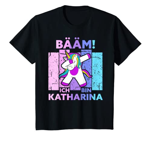 Kinder Bääm! Ich Bin Katharina Name Vorname Geburtstag T-Shirt von Lustige Sprüche & Geschenke