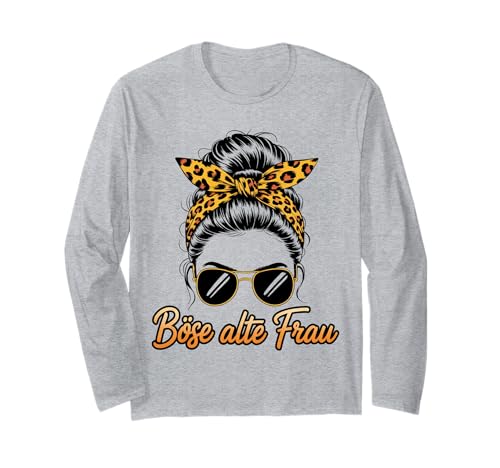 Lustig Böse alte Frau Lustiger Spruch Sarkasmus Ironie Damen Langarmshirt Lustig Böse alte Frau Lustiger Spruch Sarkasmus Ironie Damen Langarmshirt von Lustige Sprüche & Humorvolle Geschenke für Damen