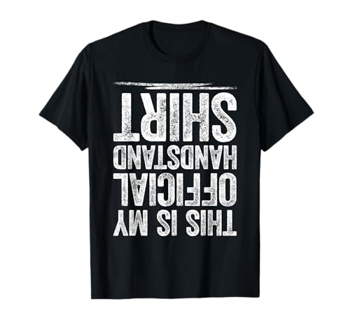 This Is My Official Handstand Shirt Jungen Mädchen Handstand T-Shirt von Lustige Sprüche witzige Sport Design Geschenke
