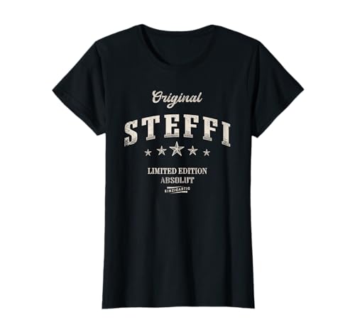 Lustige Steffi Geschenke für Frauen Damen X-Small Schwarz Klassisch V-Ausschnitt T-Shirt Lustige Steffi Geschenke für Frauen Damen X-Small Schwarz Klassisch V-Ausschnitt T-Shirt von Lustige Steffi Geschenke für Frauen