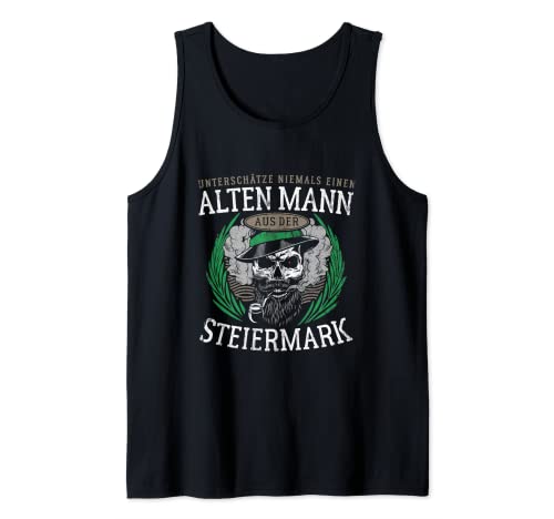 Herren Unterschätze Niemals Einen Alten Mann Steiermark Steirer Tank Top Herren Unterschätze Niemals Einen Alten Mann Steiermark Steirer Tank Top von Lustige Steiermark Geschenke für Steirische Männer