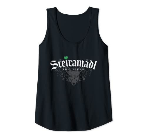 Damen Steiramadl Woschechts Original Steirerin Madl Steiermark Tank Top Damen Steiramadl Woschechts Original Steirerin Madl Steiermark Tank Top von Lustige Steiermark Motive für Männer und Frauen