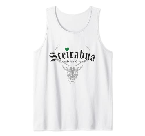 Herren Steirabua A Woschechts Original Steirisch Steirer Steiermark Tank Top Herren Steirabua A Woschechts Original Steirisch Steirer Steiermark Tank Top von Lustige Steiermark Motive für Männer und Frauen