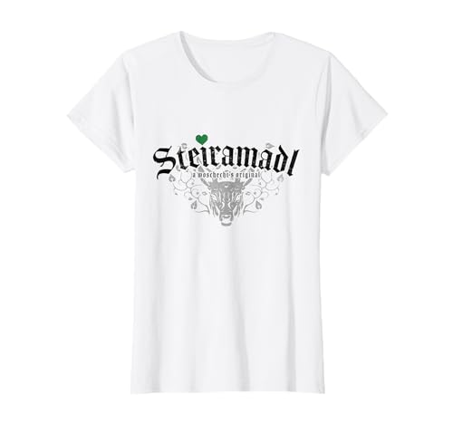 Lustige Steiermark Motive für Männer und Frauen Steiramadl Woschecht's Original Steirisch Madl Steiermark T-Shirt Damen Weiß X-Small Klassisch geschnitten, doppelt genähter Saum Lustige Steiermark Motive für Männer und Frauen Steiramadl Woschecht's Original Steirisch Madl Steiermark T-Shirt Damen Weiß X-Small Klassisch geschnitten, doppelt genähter Saum von Lustige Steiermark Motive für Männer und Frauen