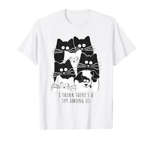 "...A Spy Among Us" | Witziges Katzen Shirt Mädchen Damen T-Shirt "...A Spy Among Us" | Witziges Katzen Shirt Mädchen Damen T-Shirt von Lustige Süße Katzen T-Shirts Damen Kinder Herren