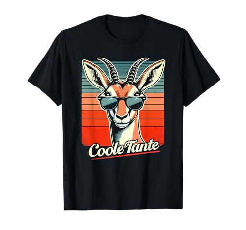 Lustige Tante Taufpatin Nachwuchs Geschenkidee Coole Tante Gazelle T-Shirt Schwarz Unisex Kinder Klein EU 40 Kurzarm Rundhals-Ausschnitt Klassische Passform Damen Novelty, Humorous Lustige Tante Taufpatin Nachwuchs Geschenkidee Coole Tante Gazelle T-Shirt Schwarz Unisex Kinder Klein EU 40 Kurzarm Rundhals-Ausschnitt Klassische Passform Damen Novelty, Humorous von Lustige Tante Taufpatin Nachwuchs Geschenkidee