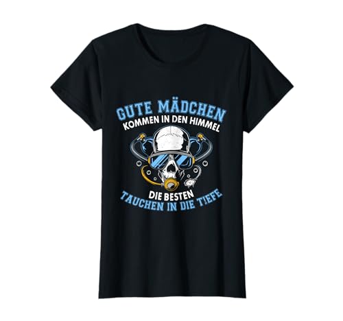 Die Besten Mädchen Sauerstoffflasche Tauchen Taucherinnen T-Shirt Die Besten Mädchen Sauerstoffflasche Tauchen Taucherinnen T-Shirt von Lustige Taucher Figur Motiv Geschenke für Frauen