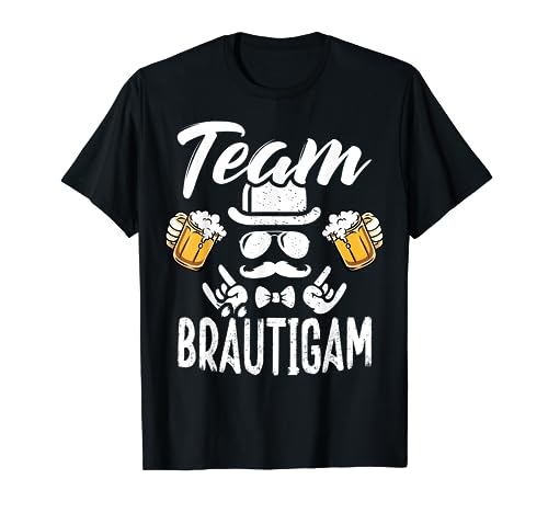 JGA Männer T-Shirt Polterabend Outfit Junggesellenabschied T-Shirt JGA Männer T-Shirt Polterabend Outfit Junggesellenabschied T-Shirt von Lustige Team Bräutigam JGA Männer T-Shirts
