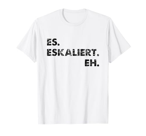 Es Eskaliert Eh Top Damen Party Bier Techno Es Eskaliert Eh T-Shirt Es Eskaliert Eh Top Damen Party Bier Techno Es Eskaliert Eh T-Shirt von Lustige Techno Rave feiern Es Eskaliert Eh Design