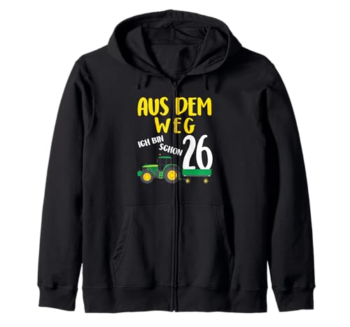 Kinder 26 Geburtstag Junge Ich Bin Schon 26 Jahre Traktor Tr Kapuzenjacke Kinder 26 Geburtstag Junge Ich Bin Schon 26 Jahre Traktor Tr Kapuzenjacke von Lustige Tees von WithMe Co.