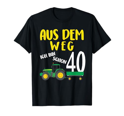 Kinder 40 Geburtstag Junge Ich Bin Schon 40 Jahre Traktor Tr T-Shirt Kinder 40 Geburtstag Junge Ich Bin Schon 40 Jahre Traktor Tr T-Shirt von Lustige Tees von WithMe Co.
