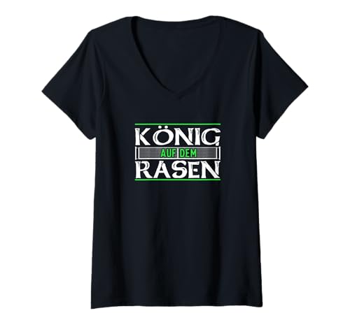 Damen Tennis König Rasen Lustiges Tennis T-Shirt mit V-Ausschnitt Damen Tennis König Rasen Lustiges Tennis T-Shirt mit V-Ausschnitt von Lustige Tennis Geschenke
