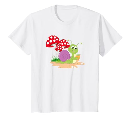 Kinder Süße Schnecke für Kinder T-Shirt Kinder Süße Schnecke für Kinder T-Shirt von Lustige Tiere für Kinder - Lesen